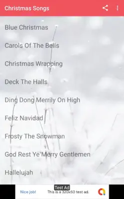 Christmas Songs android App screenshot 1